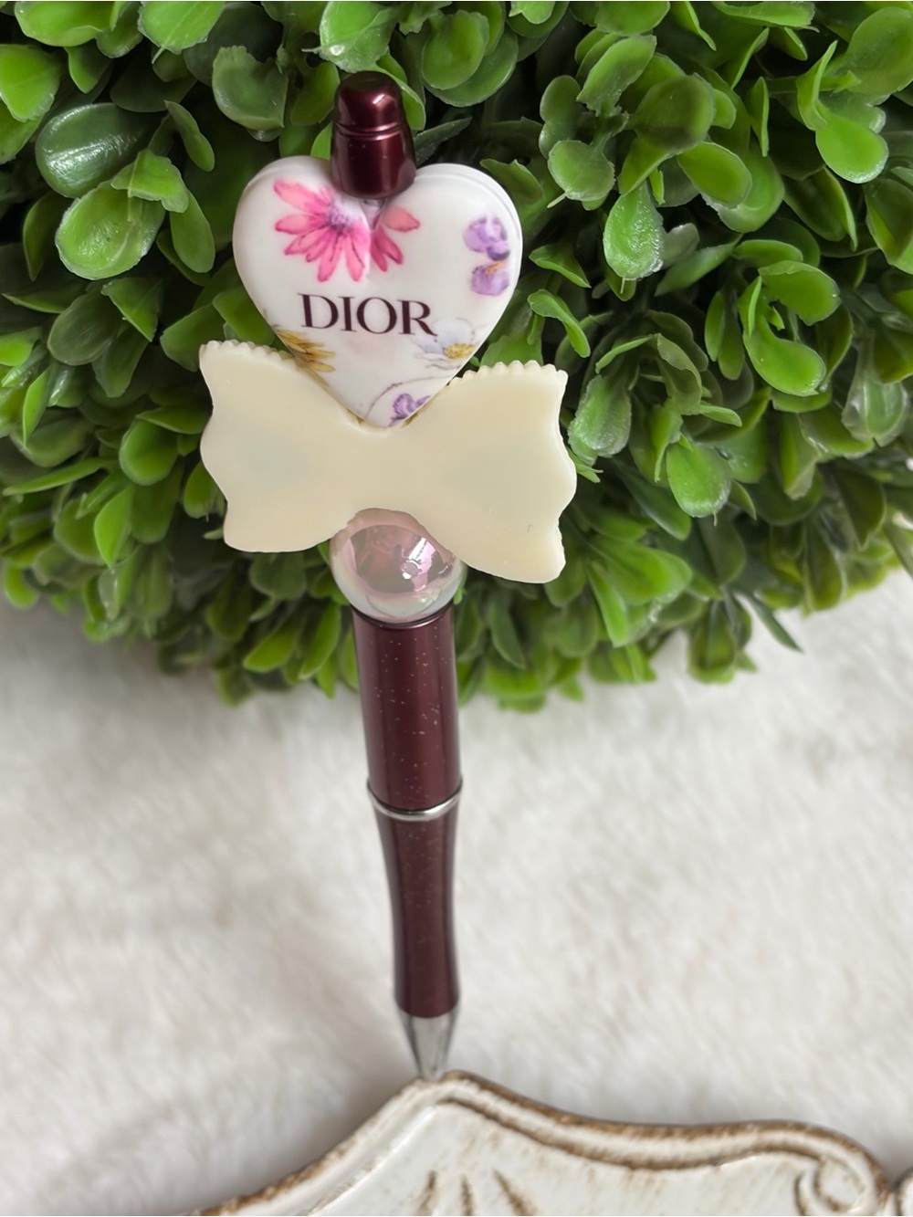 Handmade beaded pen and dusty - Picture 5 of 5